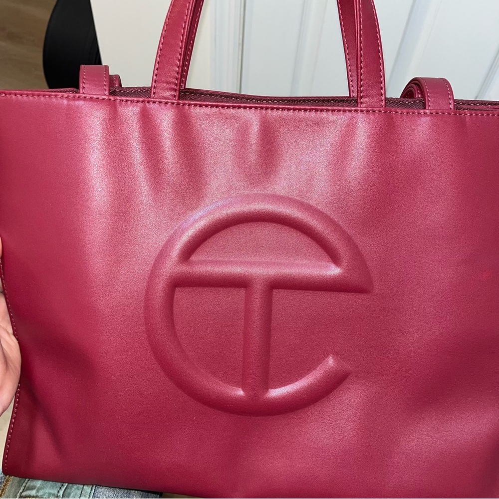 Telfar Medium Shopping Bag- Oxblood/ Burgundy